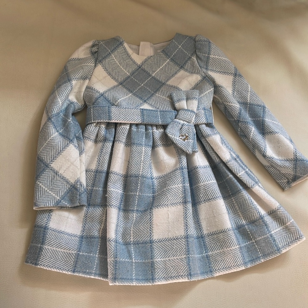 Mayoral bluebell dress with bow belt